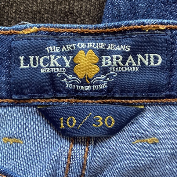 Lucky 🍀 Brand Sweet ‘N Crop Jeans Size 10 / 30 - Picture 4 of 7